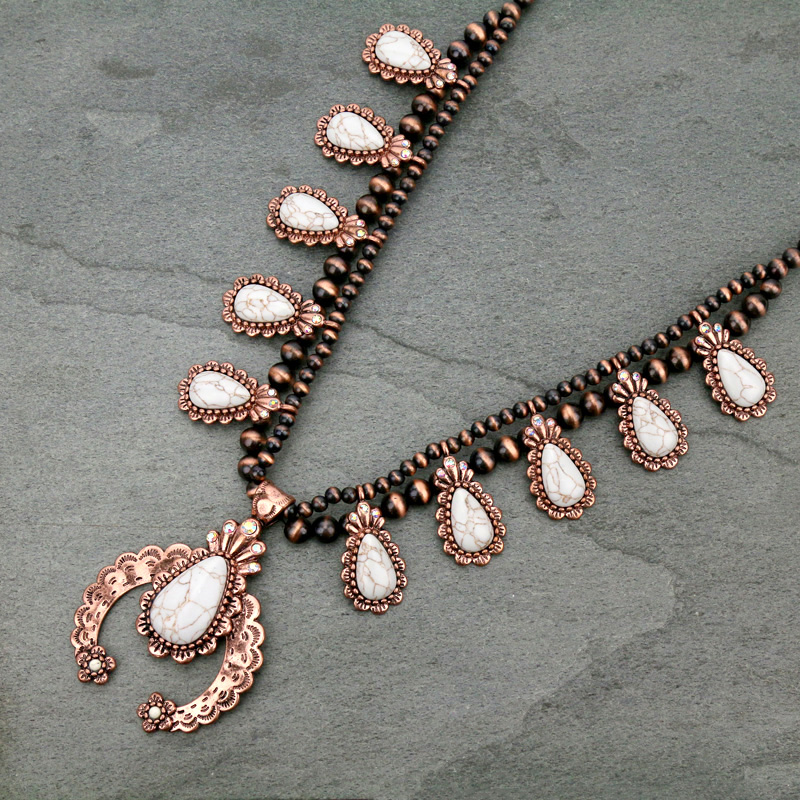 Western Squash Blossom Necklace