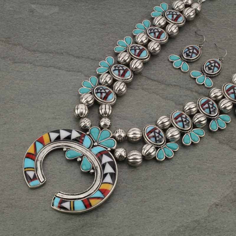 Squash Blossom Necklace Set - Image 3