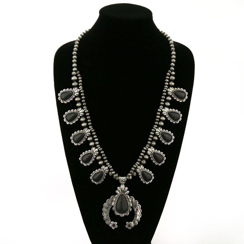 Western Squash Blossom Necklace - Image 2