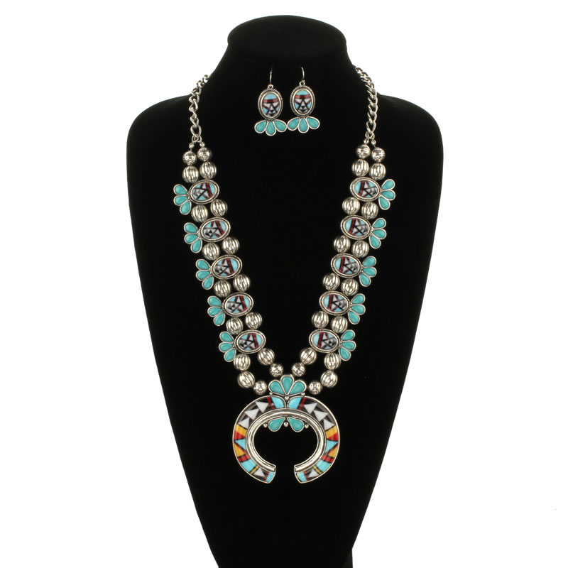 Squash Blossom Necklace Set - Image 2