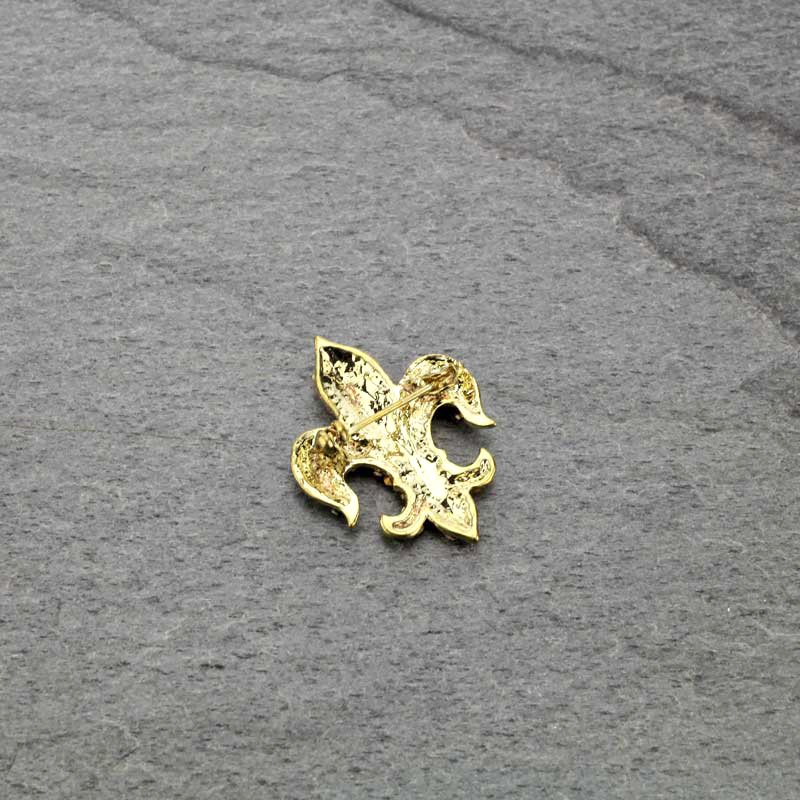 Fleur De Lis Brooch Pin - Image 2