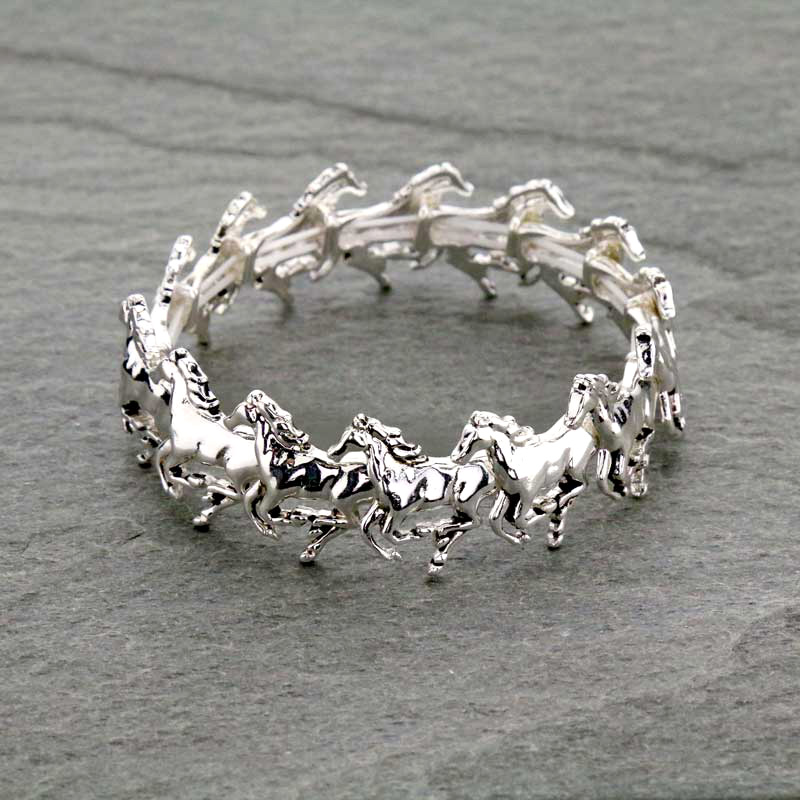 Western Horse Stretch Bracelet
