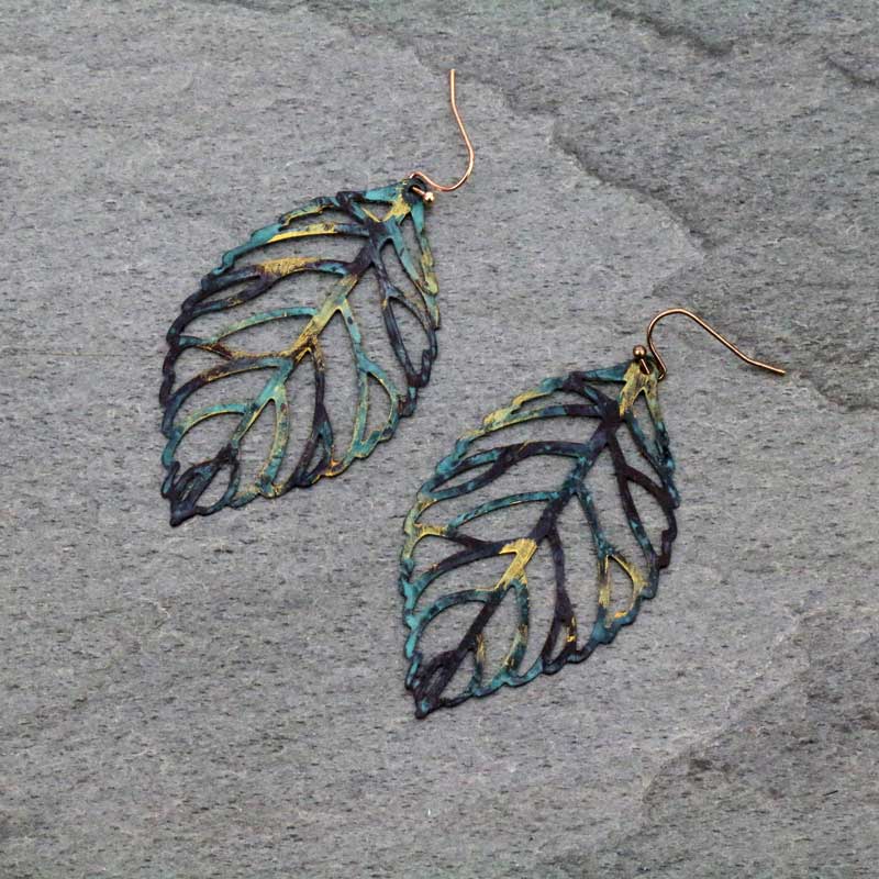Leaf Dangle Earrings