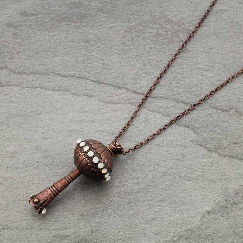 3D Single Squash Blossom Necklace