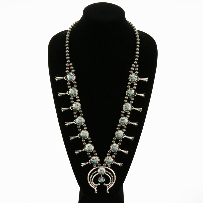 Western Squash Blossom Necklace - Image 2