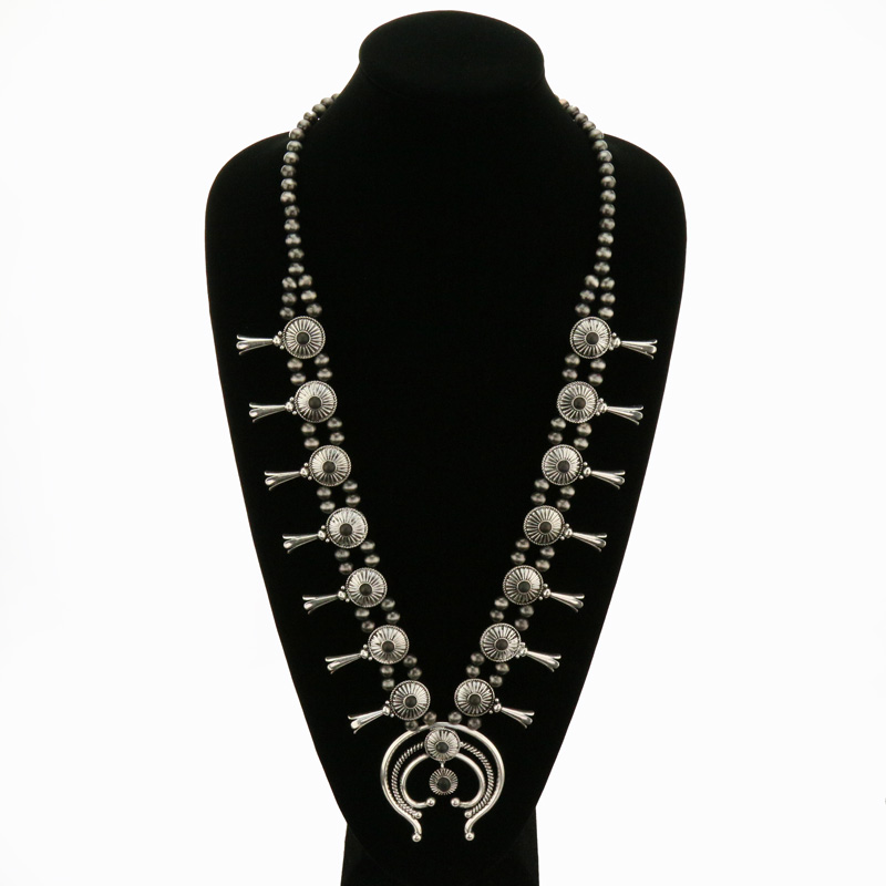 Western Squash Blossom Necklace - Image 2