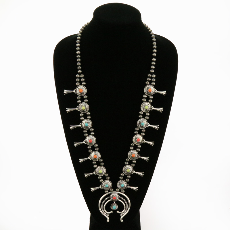 Western Squash Blossom Necklace - Image 2
