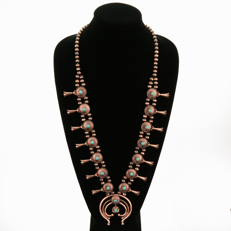Western Squash Blossom Necklace - Image 2