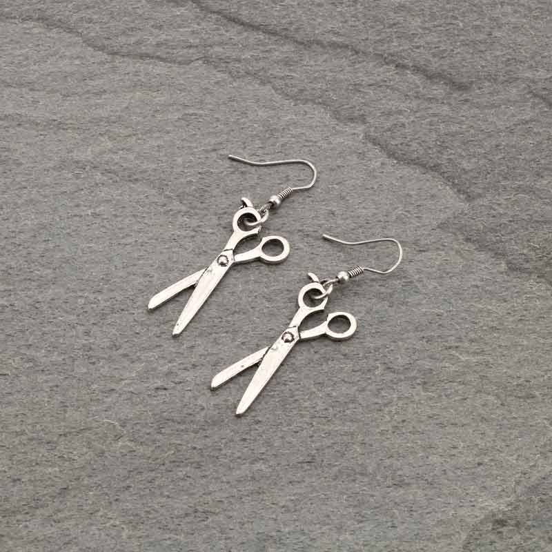 Scissors Fish Hook Earrings