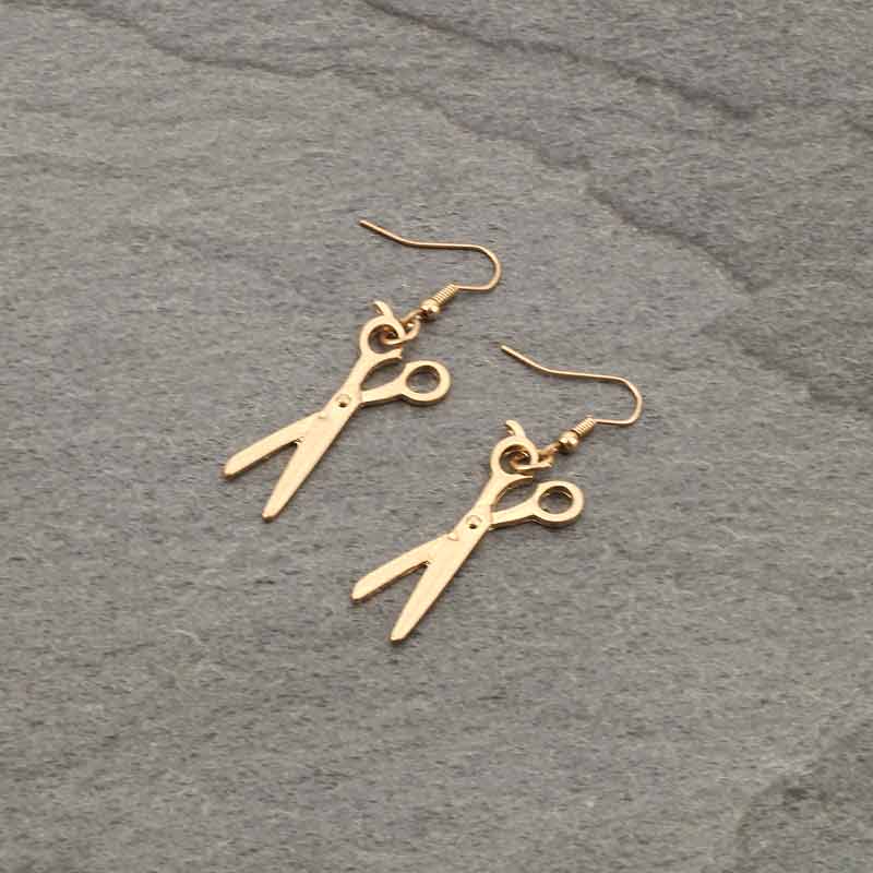 Scissors Fish Hook Earrings