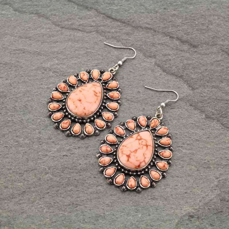 Teardrop Fish Hook Earrings