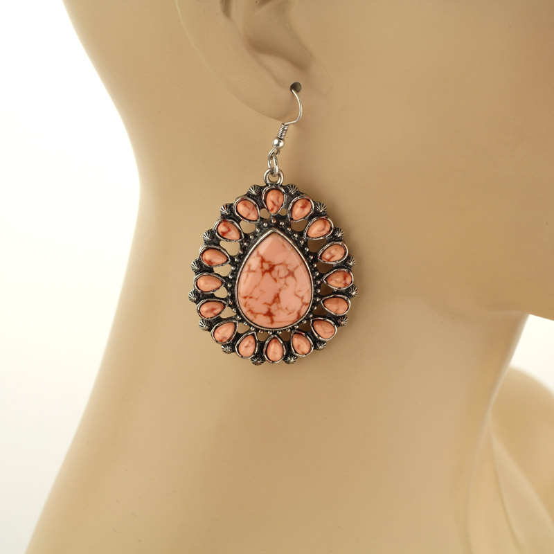 Teardrop Fish Hook Earrings - Image 2