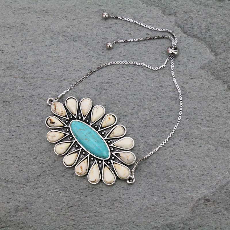 Natural Stone Adjustable Bracelet