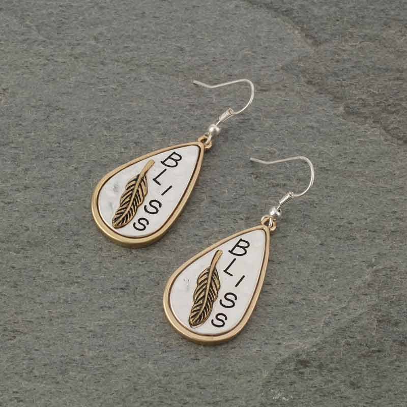 Bliss Inspiration Fish Hook Earrings