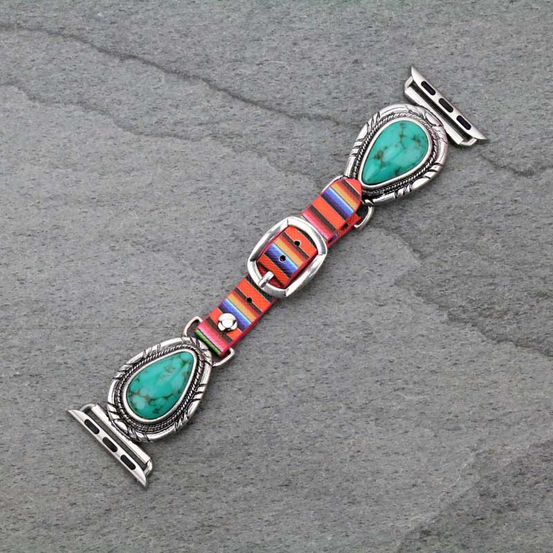 Large Western Oval Apple Watch Band