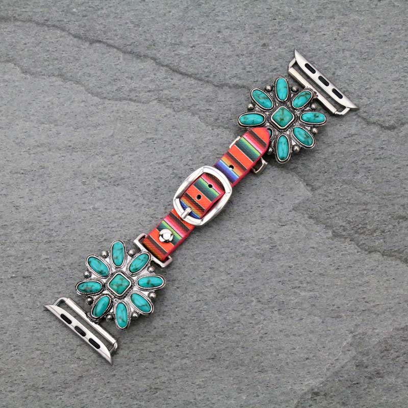Large Western Style Apple Watch Band