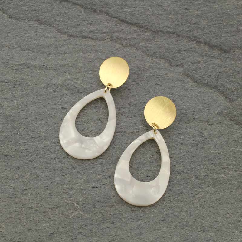 JJ Tear Drop Post Earrings