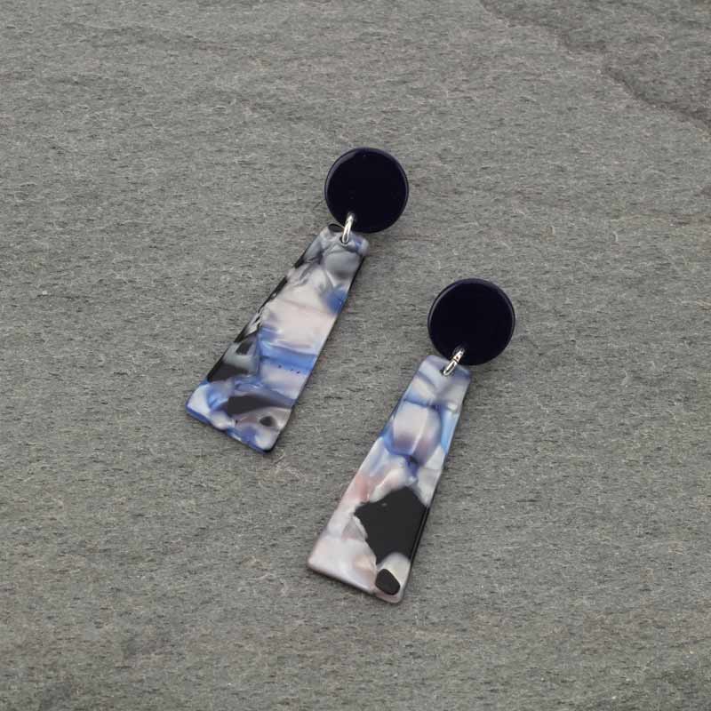 JJ Trapezium Shape Post Earrings