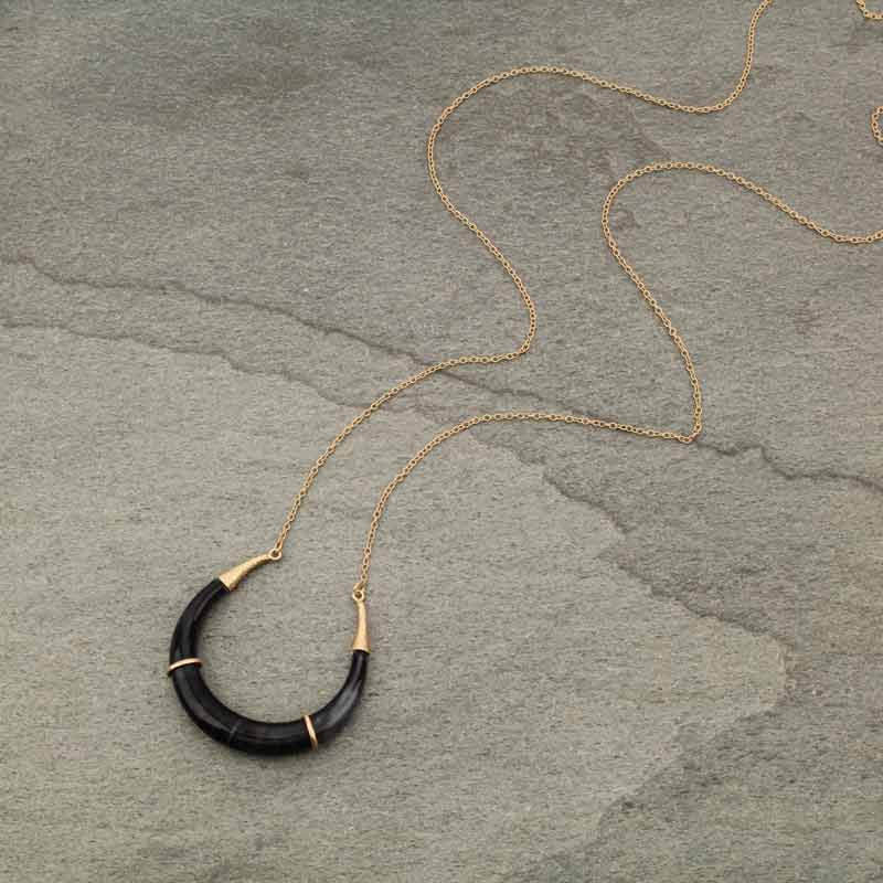 Western Long Hoop Necklace