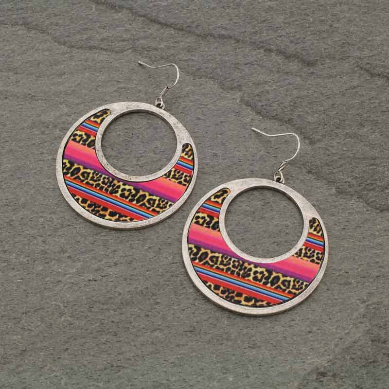 Round Shape Fish Hook Earrings