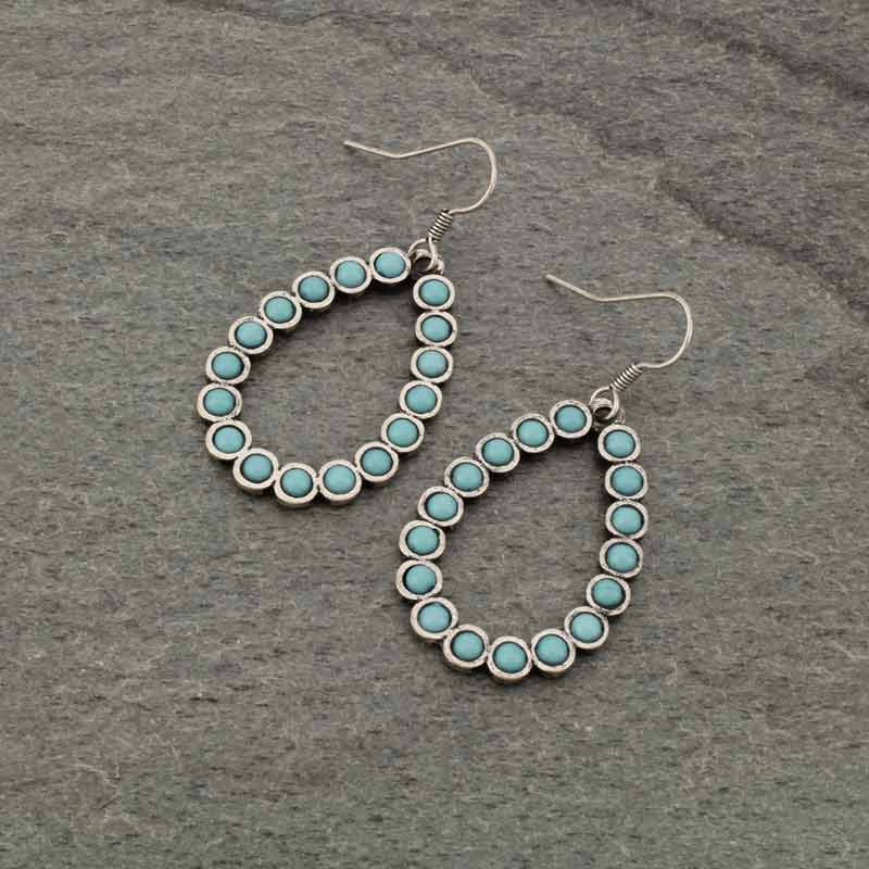 Teardrop Fish Hook Earrings