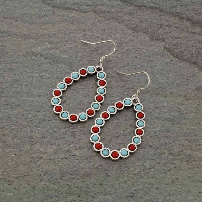 Teardrop Fish Hook Earrings
