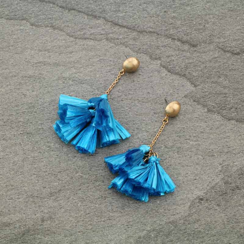Tassel Post Earrings
