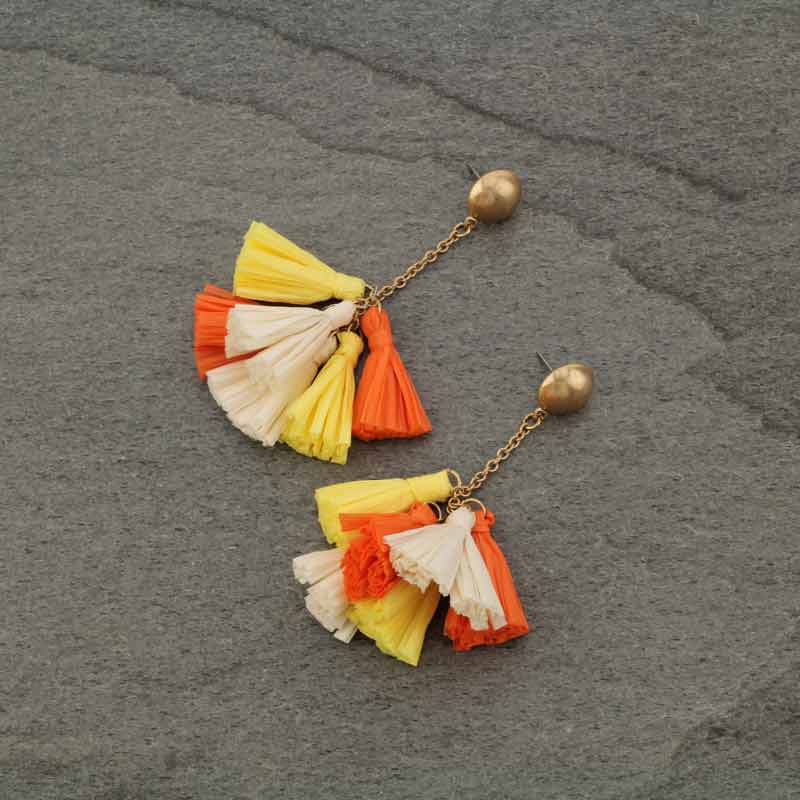 Tassel Post Earrings