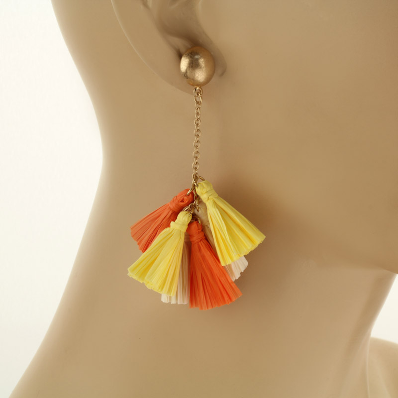 Tassel Post Earrings - Image 2