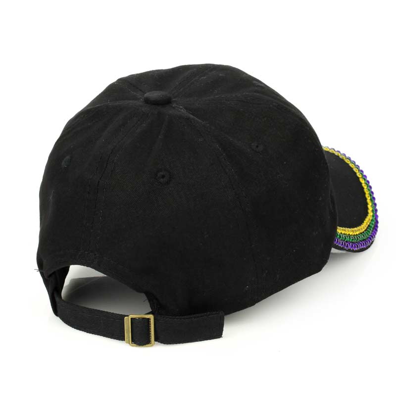 Fleur De Lis Rhinestone Cap - Image 2
