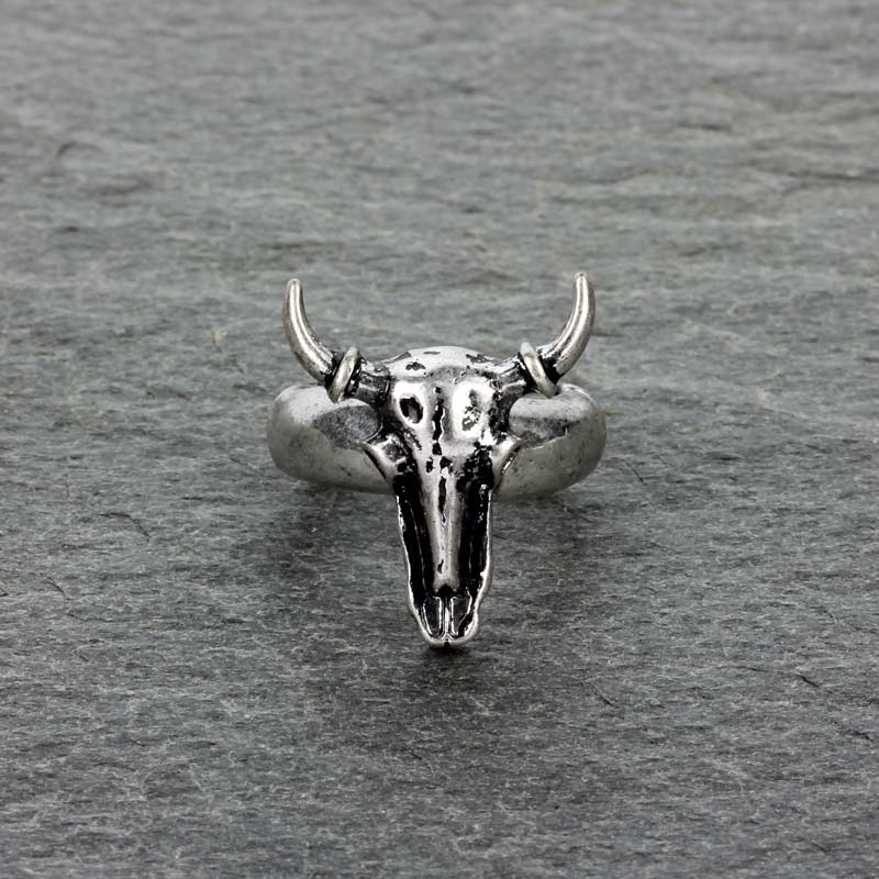 Western Steer Stretch Ring