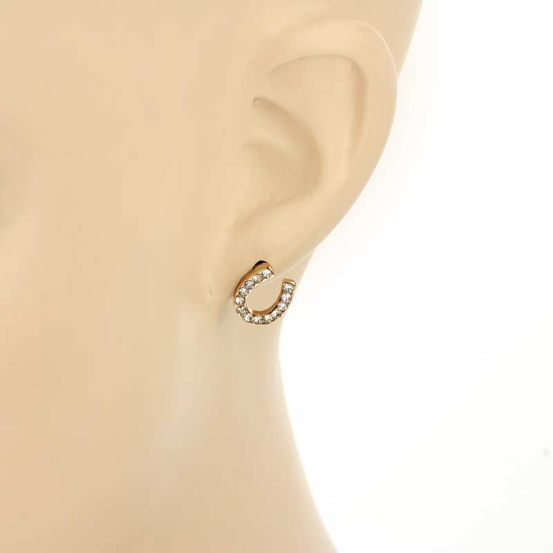 Horseshoe Post Earrings - Image 2