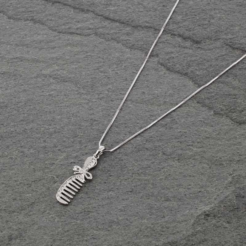 Comb Pendant Necklace
