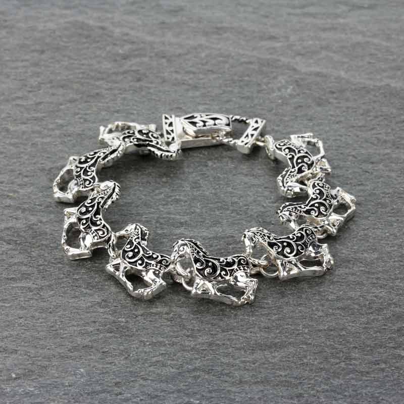 Tailored Look Horse Link Bracelet