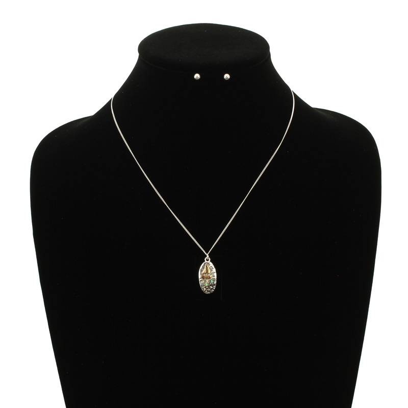 Sea Life Theme Sail Necklace Set - Image 2