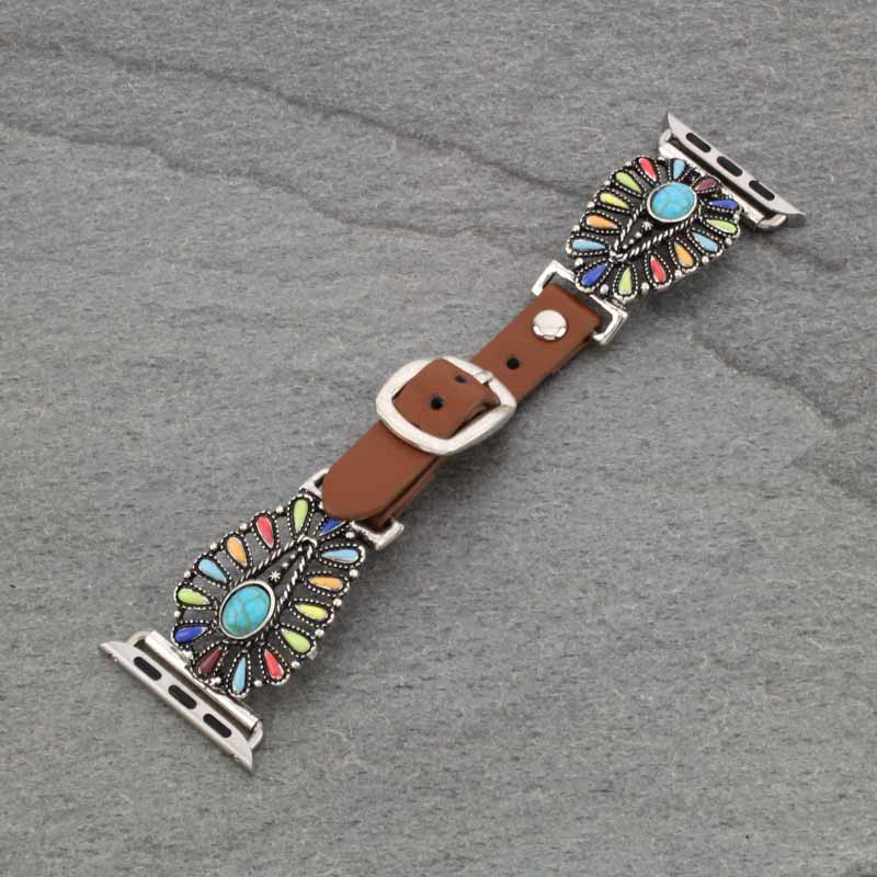 Western Style Apple Watch Leather Band