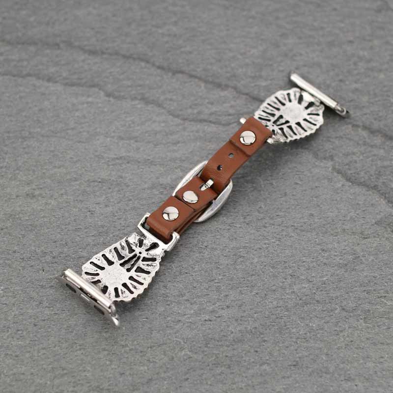 Western Style Apple Watch Leather Band - Image 3