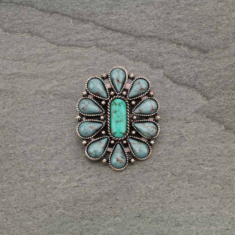 Western Design Stone Phone Grip Adhesive Charm