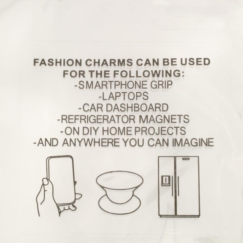 Western Teardrop Design Phone Grip Adhesive Charm - Image 2
