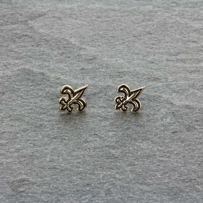 Fleur De Lis Post Earrings