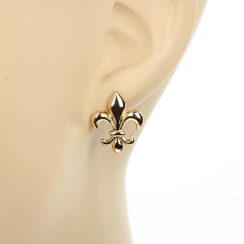 Fleur De Lis Earrings - Image 2