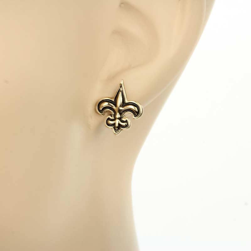 Fleur De Lis Post Earrings - Image 2
