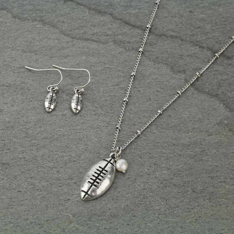 FOOTBALL Necklace Set
