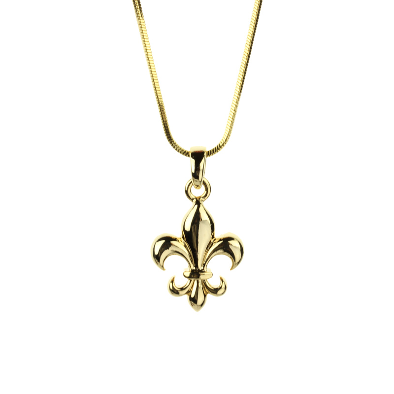 Fleur De Lis Pendant Necklace