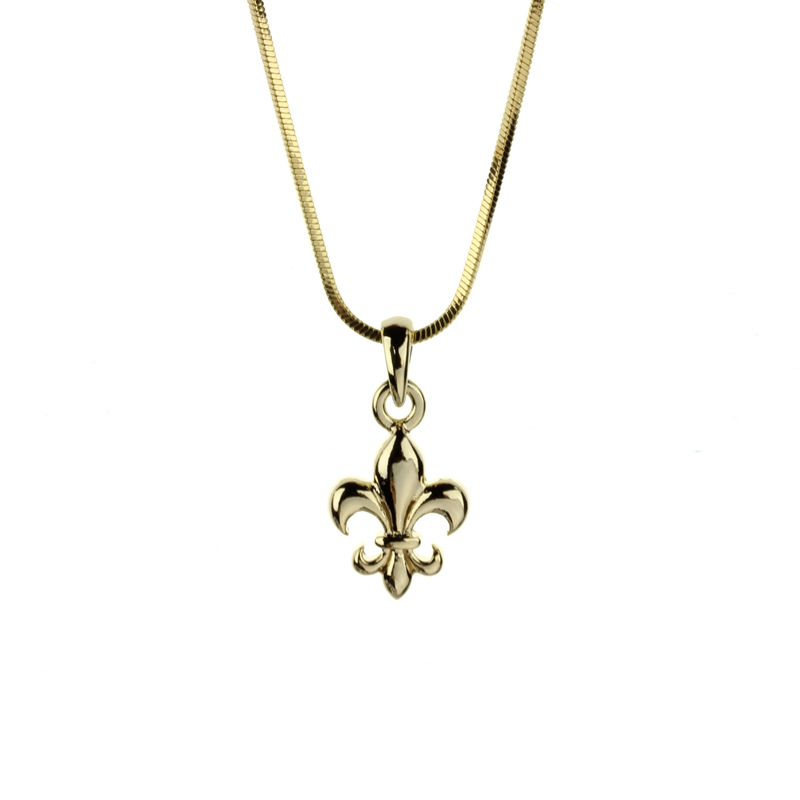 Fleur De Lis Pendant Necklace