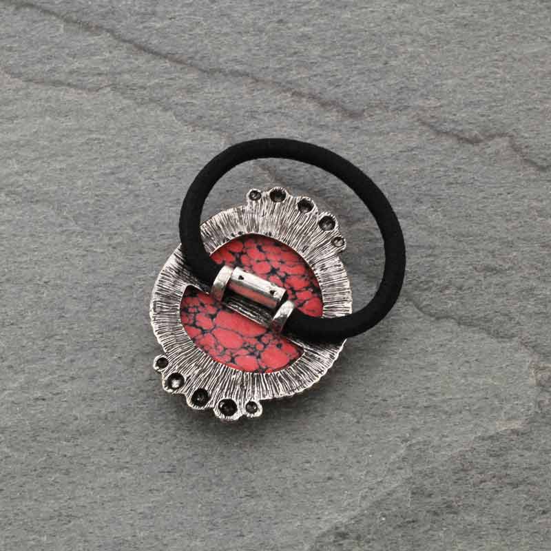 Western Style Stone Hair Tie - Image 2