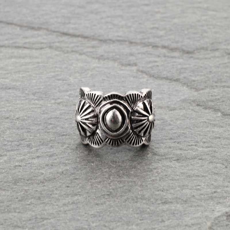 Western Concho Stretch Ring