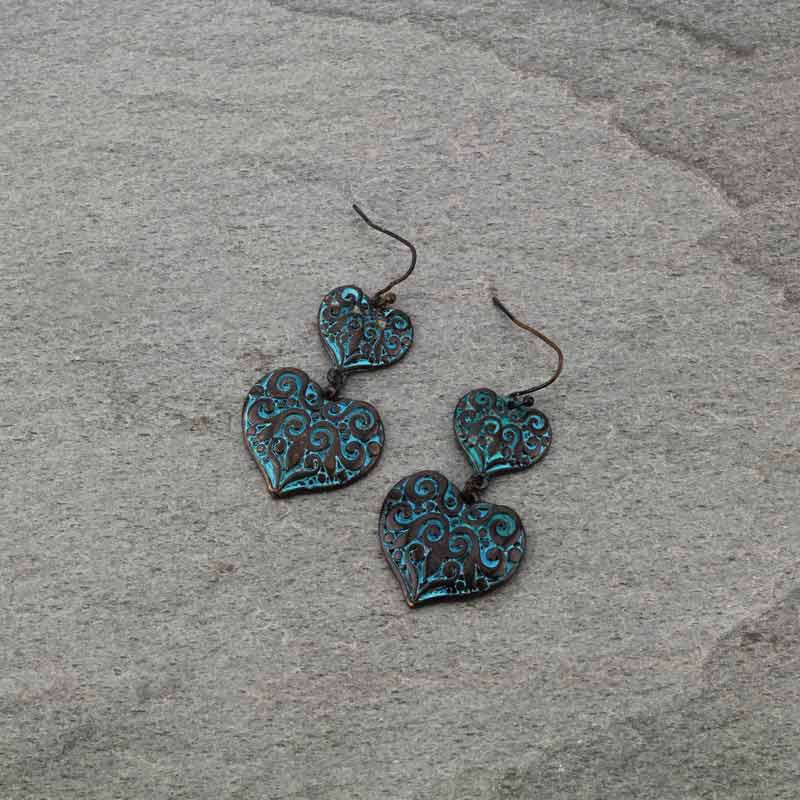 Casting Filigree Design Hook Earrings