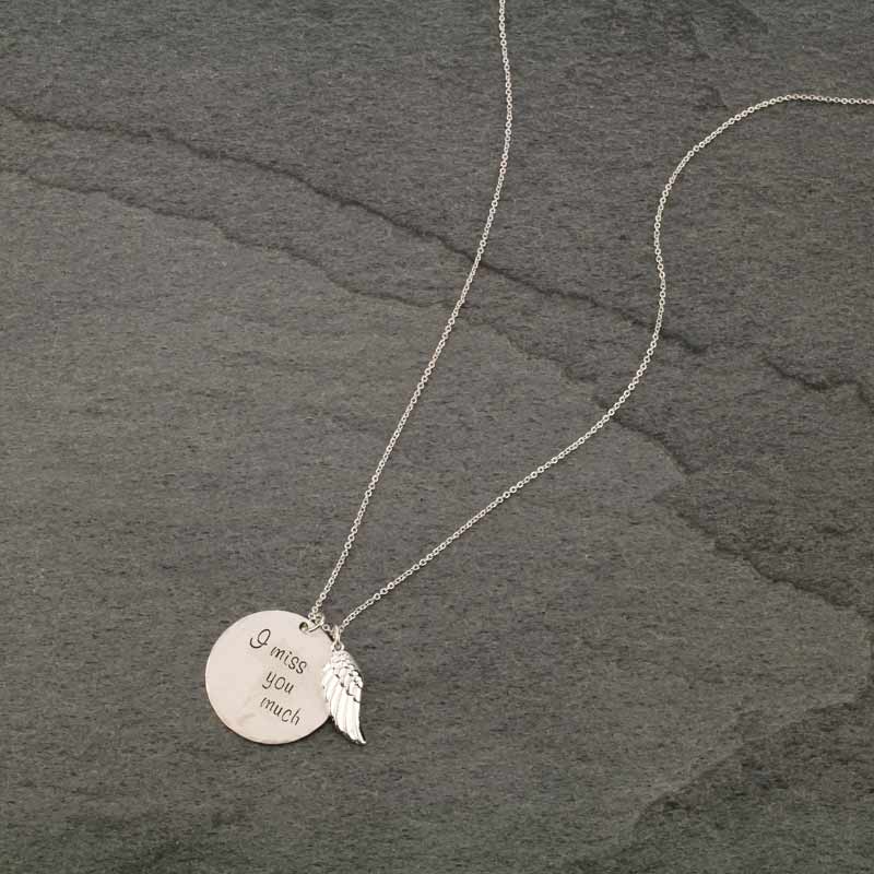 JJ "I Miss You Much" Necklace