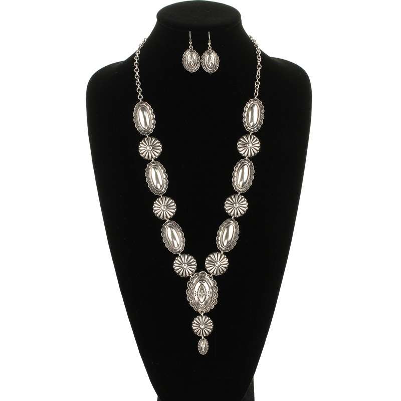 Western Concho Necklace Set - Image 2